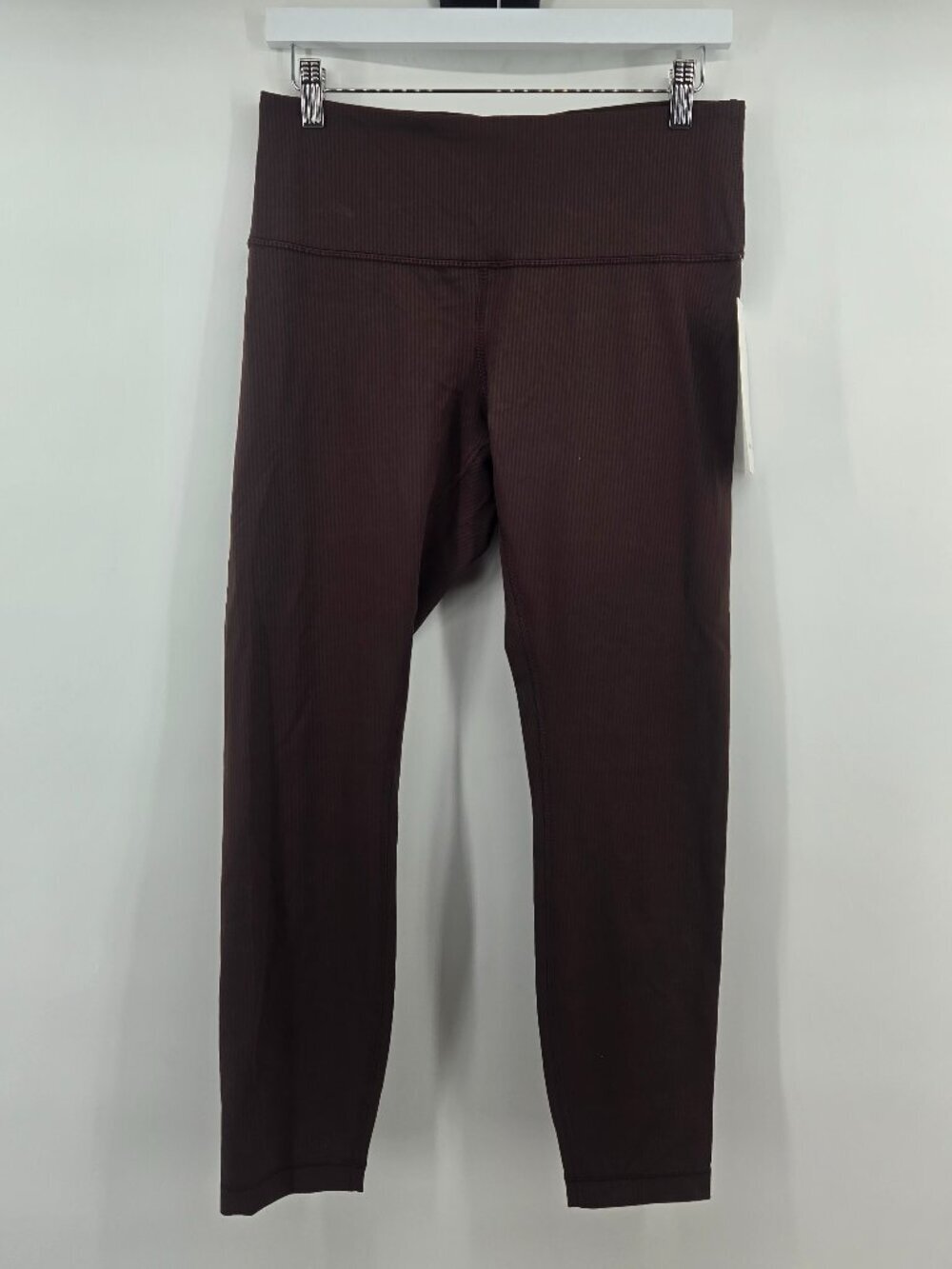 NWT Lululemon Wunder Train High-Rise Ribbed 25" - 10 Espresso